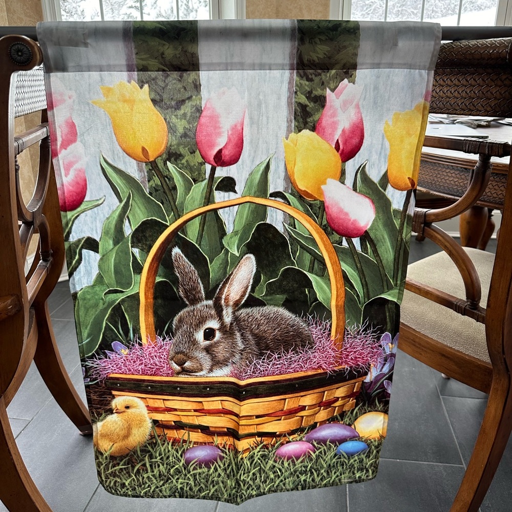23"x36" Easter Flag with Longaberger Basket